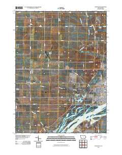 Camanche 2010 topographic map thumbnail