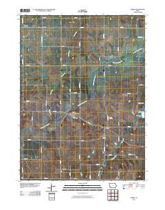 Carbon 2010 topographic map thumbnail