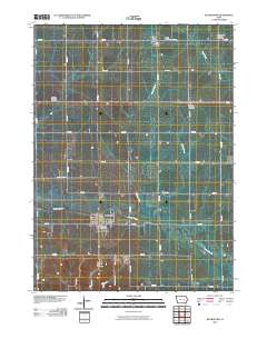 Blairstown 2010 topographic map thumbnail