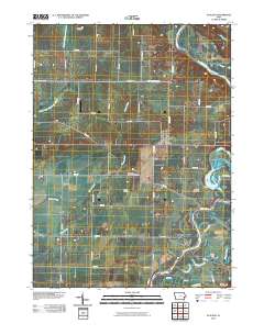 Atalissa 2010 topographic map thumbnail