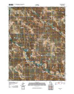 Azen 2010 topographic map thumbnail
