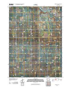 Carroll NE 2010 topographic map thumbnail