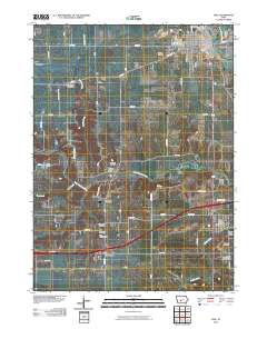 Adel 2010 topographic map thumbnail