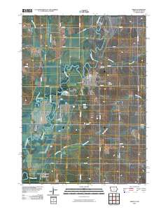 Akron 2010 topographic map thumbnail