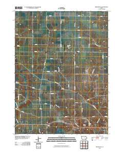 Brookville 2010 topographic map thumbnail
