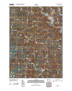 Elkader 2010 topographic map thumbnail