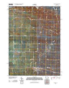 Clarence 2010 topographic map thumbnail