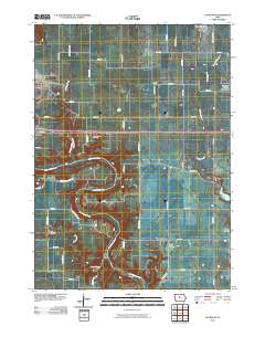Evanston 2010 topographic map thumbnail