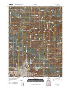 Fairfield North 2010 topographic map thumbnail