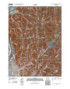 Council Bluffs North 2010 topographic map thumbnail