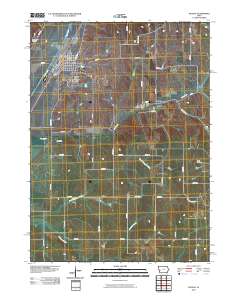 Dunlap 2010 topographic map thumbnail