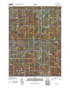 Dunlap NW 2010 topographic map thumbnail