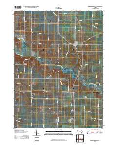 Crawfordsville 2010 topographic map thumbnail