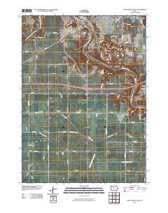 Fort Dodge South 2010 topographic map thumbnail