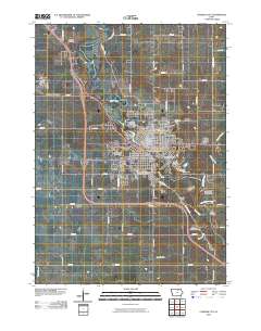 Charles City 2010 topographic map thumbnail