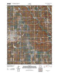 Creston East 2010 topographic map thumbnail
