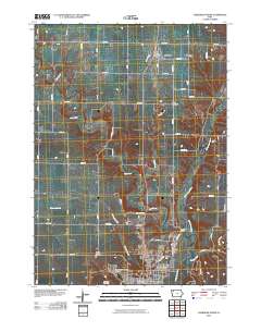 Cherokee North 2010 topographic map thumbnail