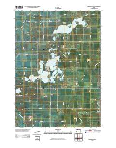 Ingham Lake 2010 topographic map thumbnail