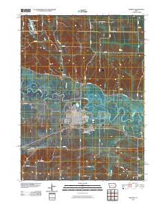 Marengo 2010 topographic map thumbnail