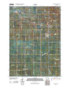 Lime Springs 2010 topographic map thumbnail