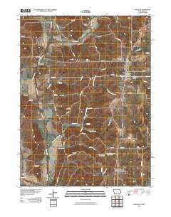 Lineville 2010 topographic map thumbnail