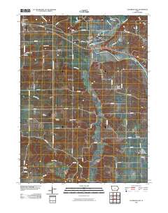 Lockridge East 2010 topographic map thumbnail