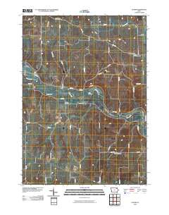 Gunder 2010 topographic map thumbnail