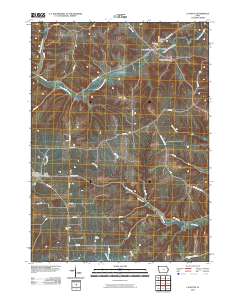 La Motte 2010 topographic map thumbnail