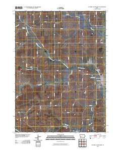 Guthrie Center West 2010 topographic map thumbnail