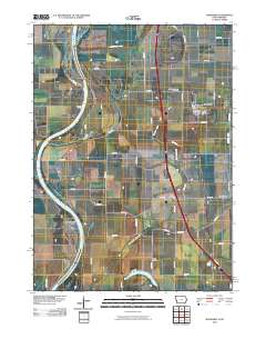 Mondamin 2010 topographic map thumbnail