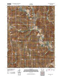Pleasanton 2010 topographic map thumbnail