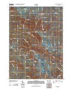 Prairieburg 2010 topographic map thumbnail