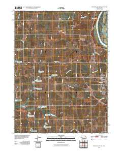 Nebraska City NW 2010 topographic map thumbnail