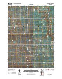 Sac City West 2010 topographic map thumbnail