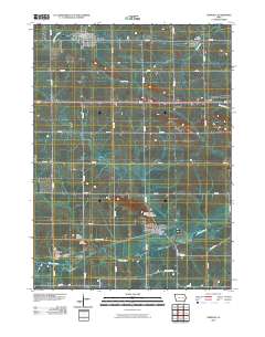 Newhall 2010 topographic map thumbnail