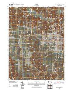 West Burlington 2010 topographic map thumbnail