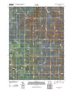 West Liberty SW 2010 topographic map thumbnail