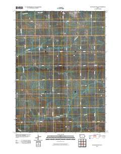 Schaller South 2010 topographic map thumbnail