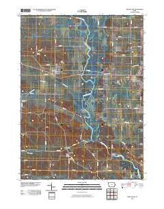 Wheatland 2010 topographic map thumbnail