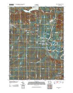 Shellsburg 2010 topographic map thumbnail
