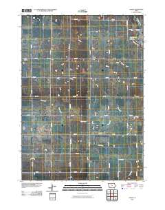 Unique 2010 topographic map thumbnail