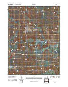 Sigourney 2010 topographic map thumbnail