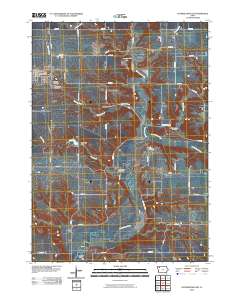 Sutherland East 2010 topographic map thumbnail