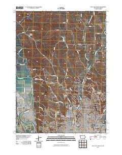 Sioux City North 2010 topographic map thumbnail
