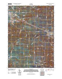 Dyersville East 2010 topographic map thumbnail