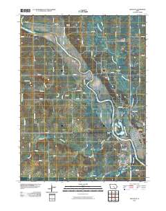 Eddyville 2010 topographic map thumbnail