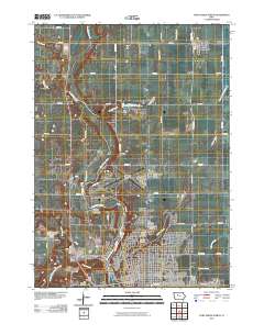 Fort Dodge North 2010 topographic map thumbnail