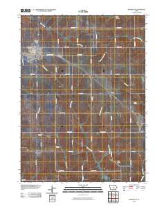 Prairie City 2010 topographic map thumbnail