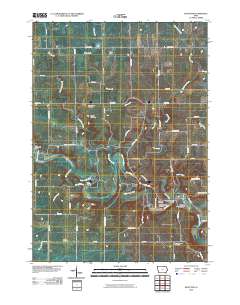 Bluffton 2010 topographic map thumbnail