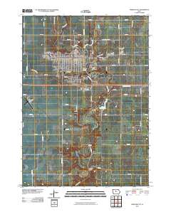 Webster City 2010 topographic map thumbnail